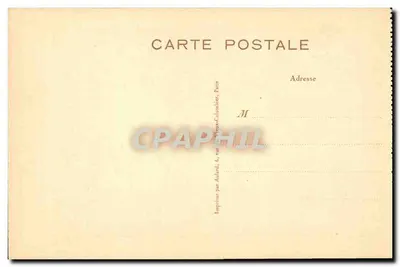 Nossa Senhora das Águas — Estátua nos jardins da Maison Mère das Irmãs da Caridade de Nevers — Impressa por Audard, 6, rue de Varenne-Colombier, Paris — Verso