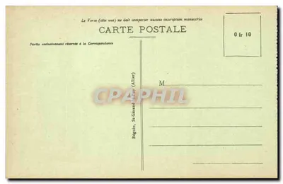 Bourbon-L'Archambault — Het Casino en het Therme-Ensemble — Uitgever Ideal, n° 2072 — Achterkant