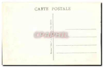 Royat — A Gruta das Lavadeiras — Edições 'Idéal' (Vichy, Allier) — Verso