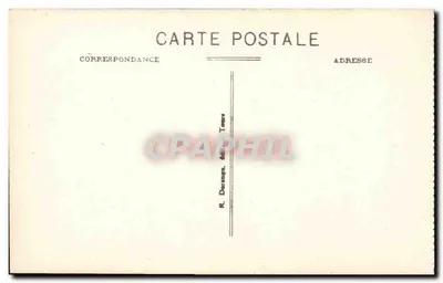 Troo (Loir-et-Cher) — Katedra i Zamek — R. D. — Rewers
