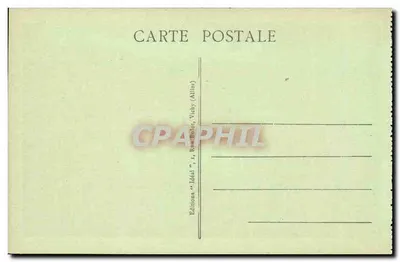 Saint-Nectaire — Puente rústico en el parque — Editor Ideal, n° 3438 — Reverso