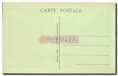 Saint-Nectaire - O Casino e a Passerelle — L'Auvergne Pittoresque, n°3437, edição Ideal — Verso