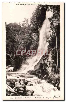 Cachoeira das Granges — Arredores de Murols — Edições 'Idéal' (Vichy, Allier)