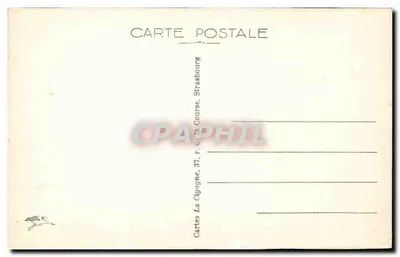 Strasbourg — Widok z mostów zamkniętych — wydawca Cartes La Cigogne, nr 152 — Rewers