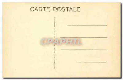 Toulon — Praça da Liberdade — Grande Hotel e fonte — editor Coteau, n°4 — Verso