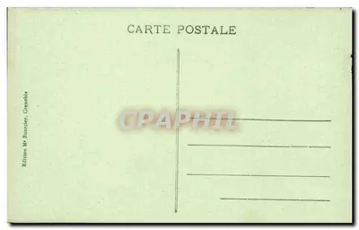 Dauphiné - Grande-Chartreuse - Interior de uma cela - Quarto de dormir — Verso