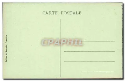 Dauphiné - Convento de la Grande-Chartreuse - La Sala del Capítulo — Reverso