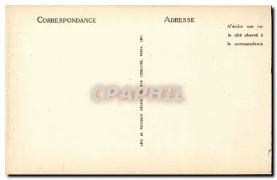 Beauvais — Domki z fajansu — Rue de la Manufacture Nationale — LL — Rewers