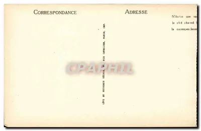 Beauvais — Pełen obraz Placu Jeanne-Hachette z Ratuszem — L.L. — Rewers