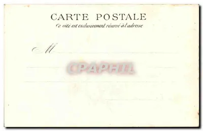 Sapeiro do Génio — soldado em uniforme azul segurando um picareto — editor L'H. Paris — Verso