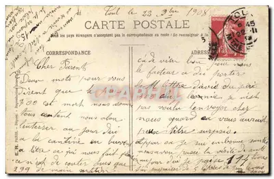 Soldados em cantina — cena de festa — E.R. Paris, n°3 — Verso