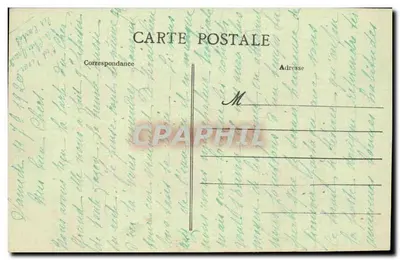 Soldado em quarto de hospital — caricatura — Photo Blanchaud, Saumur, N° 127 — Verso