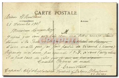 Nel Villaggio - Vleux Paillard — Edizione Mureau, Melle — Verso