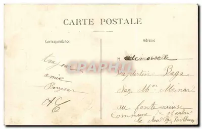 Prova interrotta — caricatura di moda — C. Leutin, 1910 — Verso
