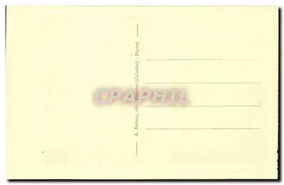 Procesja pagńska, początek — Taniec małp — A. Dubesq, wydawca Commes (Kalikat) - Złożone — Rewers