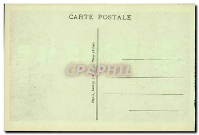 Vichy - O Palácio das Fontes — editor Ideal, n° 362 — Verso