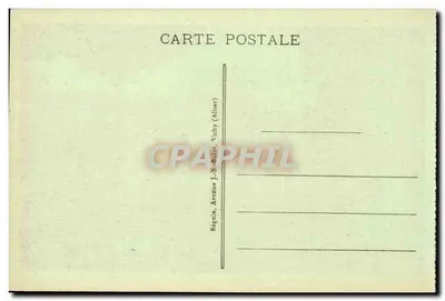 Vichy — Pałac Źródła Czystych — Wydawca Idéal, nr 384 — Rewers
