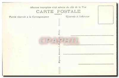 La Auvergne pintoresca — Carretera Automovilística del Puy-de-Dôme — Un Viraje — Editor Béguin, Vichy, n°6 — Reverso