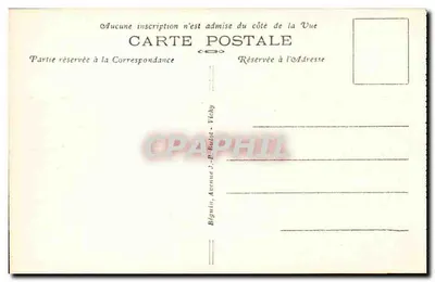 Le PUY-de-DOME i przejazd, z drogi samochodowej do szczytu — Pittoreska Auvergne — wydawca Fidal, nr 2 — Rewers