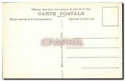 Clermont-Ferrand — Vista geral — Béguin, Vichy — Verso
