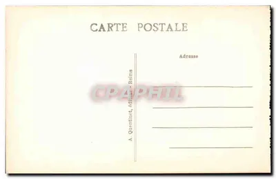 Reims — O Hotel de Ville — A. Quentinet, editor — Verso