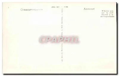 Arredores de Hyères — Café Pomponiana Allouard no Almanarre — LL — Verso