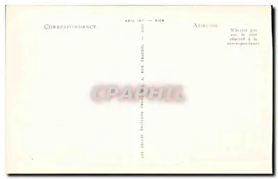 Bormes-les-Mimosas — Katedra św. Franciszka — Éditions Belles Lettres, Nice — Rewers