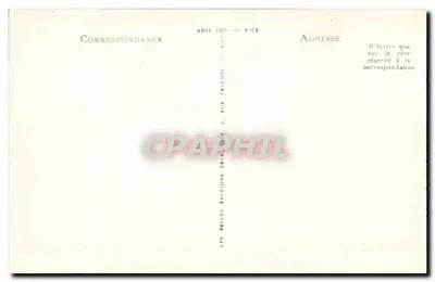 Hyères-les-Palmiers — Vista sobre a Presqu'île de Giens e as Ilhas de Hyères — Edições Belles Imp. Nice, n° 11971 — Verso