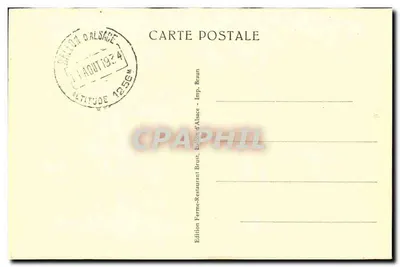 Pallone dell'Alsazia — La cima (Facciata alsaziana) — Edizione Ferme-Restaurant Brust, Pallone dell'Alsazia — Verso