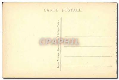 O Viaduto dos Fades - Arredores de Châtelguyon — Edição Artística J.-B. Buloz, Vichy — Verso