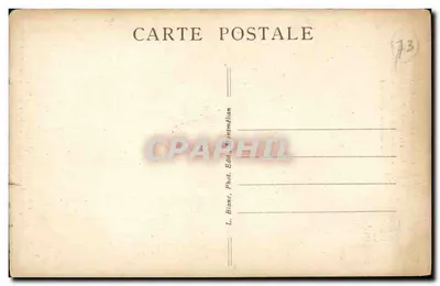 Grot van Lamartine — aan de rand van het meer Bourget — uitgever Bourdeau, n°919 — Achterkant