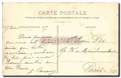 AIX-les-BAINS — El Parque — E. REYNAUD EDITOR CHAMBERY, n° 1085 — Reverso