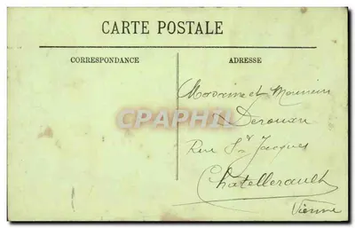 Paris — 'Quand Même', de Mercié — LL — Verso