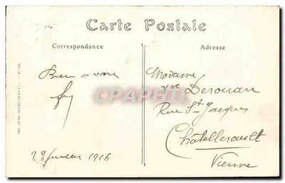 Beauvais — Widok na katedrę zbudowaną z perspektywy kościoła św. Etienne — N.D. Ph. 14 — Rewers