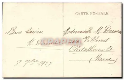 Jaskinie Bétharram — Jeanne d'Arc na Bucherze — Wydawca: NCOMPARAP VALLET — Rewers