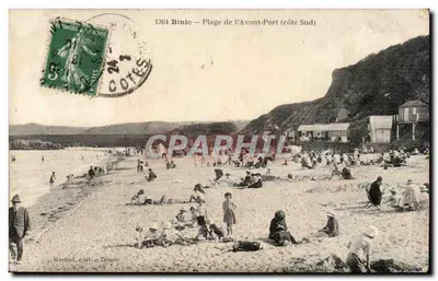 Binic — Praia do Avant-Porte (lado sul) — Manetel, editado por Binan