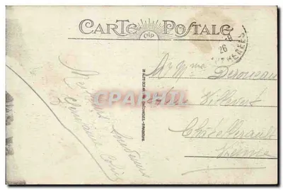 Biarritz - Monument aux morts et le Rocher de la Vierge — éditeur C. P. A. n° 453 — Verso