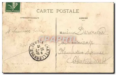 Bordeaux - La Porte d'Aquitaine — Marcel Delboy, fototypia, Bordeaux — Rewers