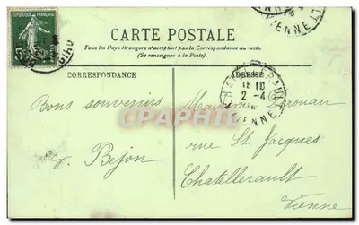 Bordeaux — A Igreja Nossa Senhora da Graça — LL. — n°33 — Verso