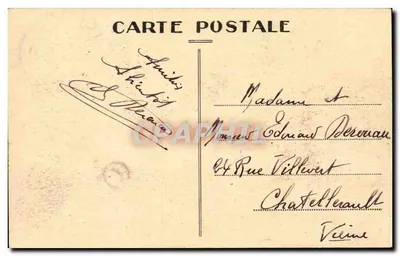 Busigny — Deelvisie van de stad van de spoorwegwerken — L. Couture Hautmont — Achterkant