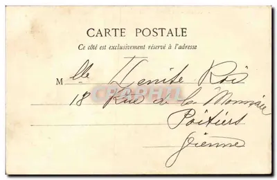Paryż — Porte Saint-Denis — Stara pocztówka n°167 — Rewers