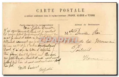 PARIS - Palácio da Legião de Honra — editor não visível, número de série ilegível — Verso