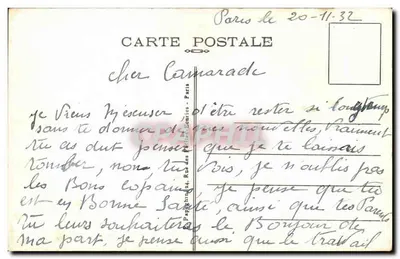 Paris — Place de l'Opéra — les Stations du Métro et le Théâtre de l'Opéra — A.P. 173 — Verso