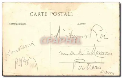 Paryż — Panthéon — wydawca nieznany, numer seryjny 4334 — Rewers