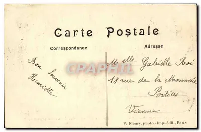 Paris (VIIe & XVIe arrts) — Panorama do Campo de Marte e do Trocadéro, tirado da Torre Eiffel, o ponte de Iena — F. Fleury, foto.-Imp.-édit., Paris — Verso