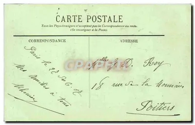 Paryż — Wieża zegarowa — LL. n°806 — Rewers