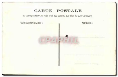 Tema humorístico — caricatura de Raspail — Henri Chack, série JH 5, 1916 — Verso