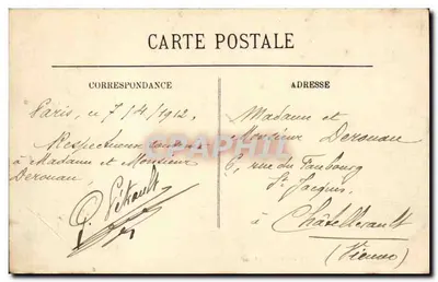 Paris — Notre-Dame et le Pont — LL. n°128 — Rewers