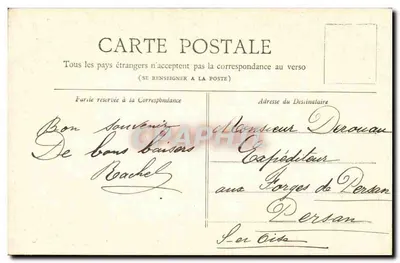Monumento a Gambetta — París — Colección Petit Journal — Reverso