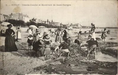 Royan: Grande-Conche i Bulwar św. Jerzego — kolekcja Wilton Rhymans
